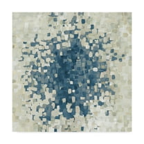 Trademark Fine Art 'Summer Blocks Blue' Canvas Art by Danhui Nai