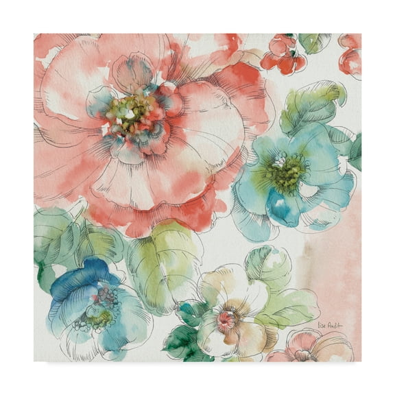 Trademark Fine Art 'Summer Bloom II' Canvas Art by Lisa Audit