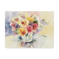 Trademark Fine Art 'Summer Blooms' Canvas Art by Alison Rose
