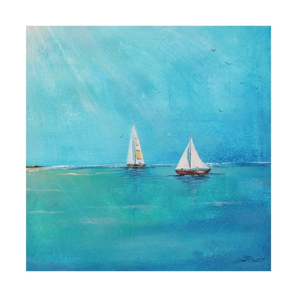 Trademark Fine Art 'Summer Breeze 3' Canvas Art by Jean Plout