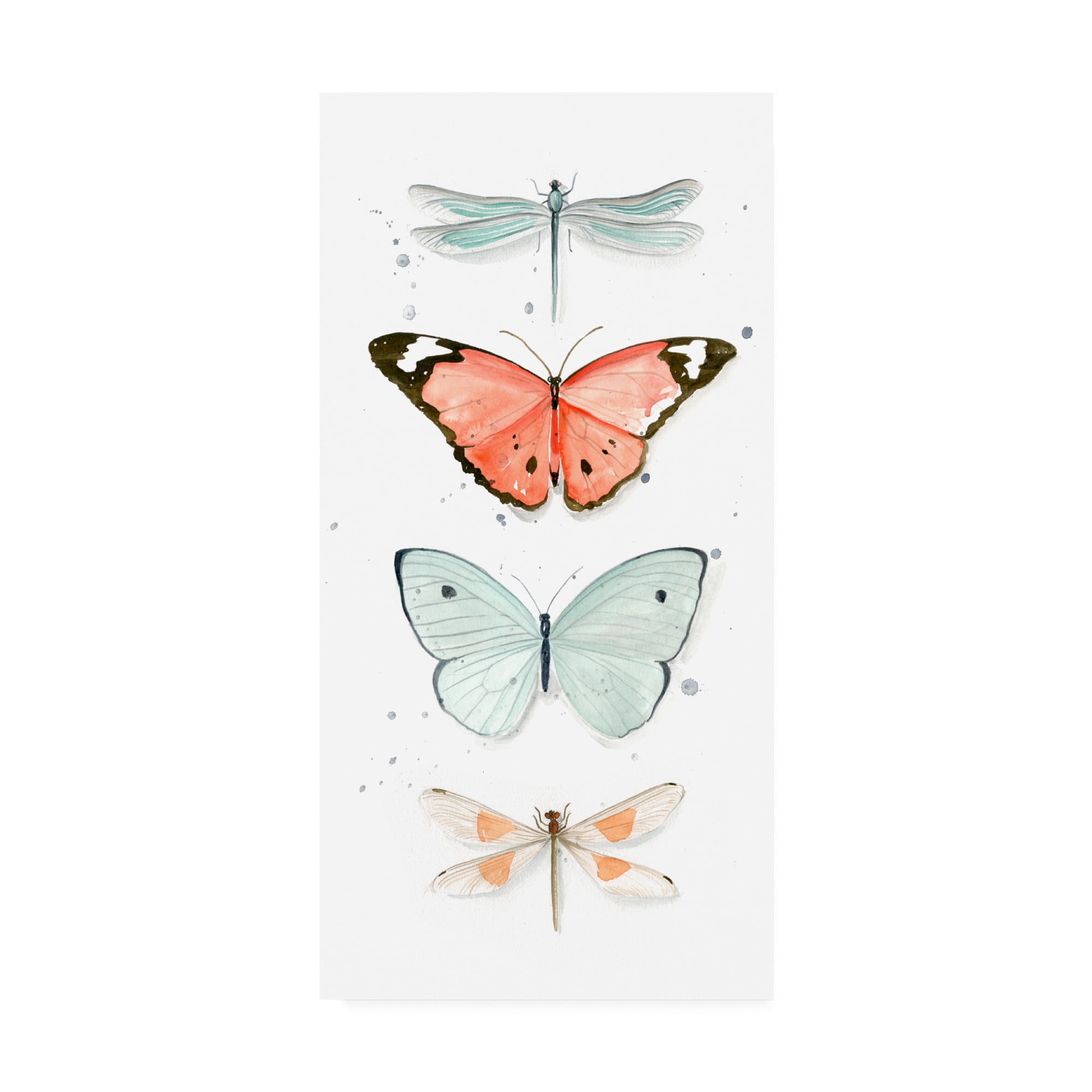 Trademark Fine Art 'Summer Butterflies I' Canvas Art by Jennifer Paxton Parker