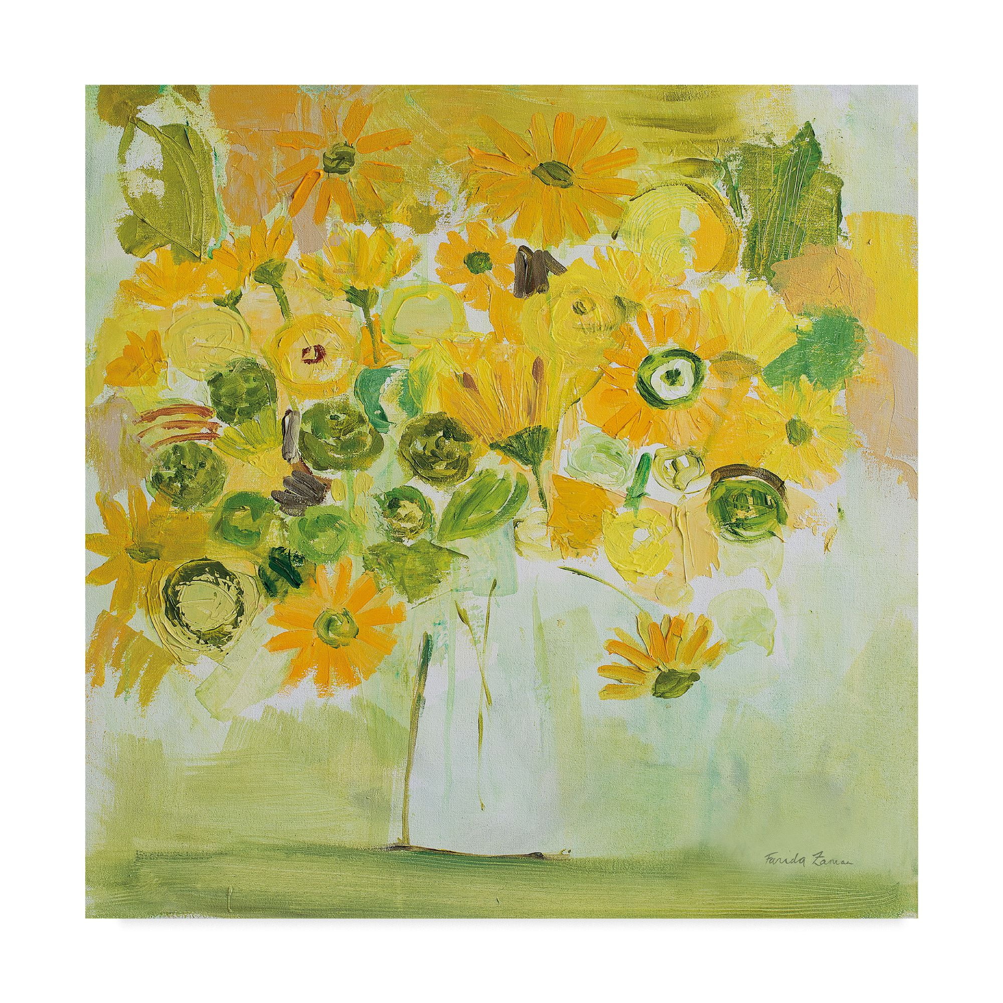 Trademark Fine Art 'Summer Delight' Canvas Art by Farida Zaman