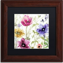 Trademark Fine Art "Summer Diary I" Canvas Art by Color Bakery, Black Matte, Wood Frame