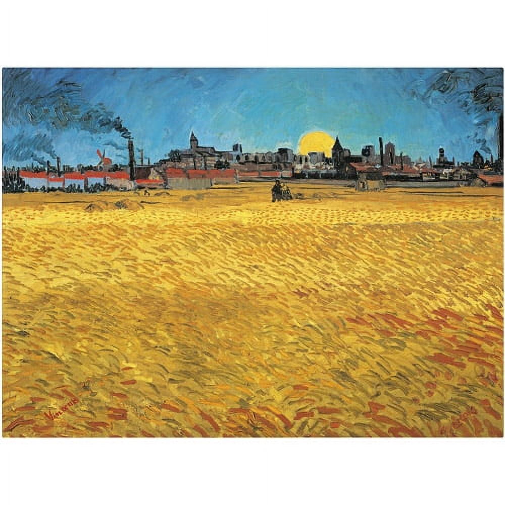 Trademark Fine Art "Summer Evening" 1888 Canvas Art by Vincent van Gogh