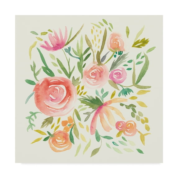 Trademark Fine Art 'Summer Fete II' Canvas Art by Chariklia Zarris