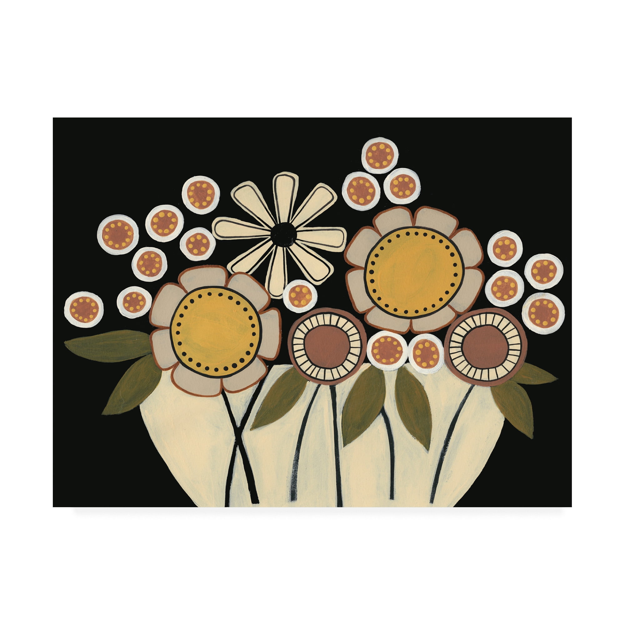Trademark Fine Art 'Summer Garden Floral I' Canvas Art by Regina Moore