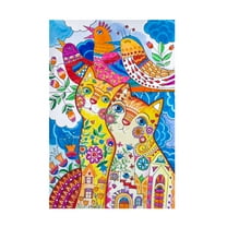 Trademark Fine Art 'Summer Magic Birds' Canvas Art by Oxana Ziaka