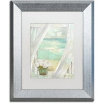 Trademark Fine Art "Summer Me II" Canvas Art by Color Bakery White Matte, Silver Frame