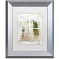 thumbnail image 1 of Trademark Fine Art "Summer Me IV" Canvas Art by Color Bakery White Matte, Silver Frame, 1 of 4