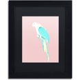 thumbnail image 1 of Trademark Fine Art 'Summer Parrot' Canvas Art by Robert Farkas, Black Matte, Black Frame, 1 of 4