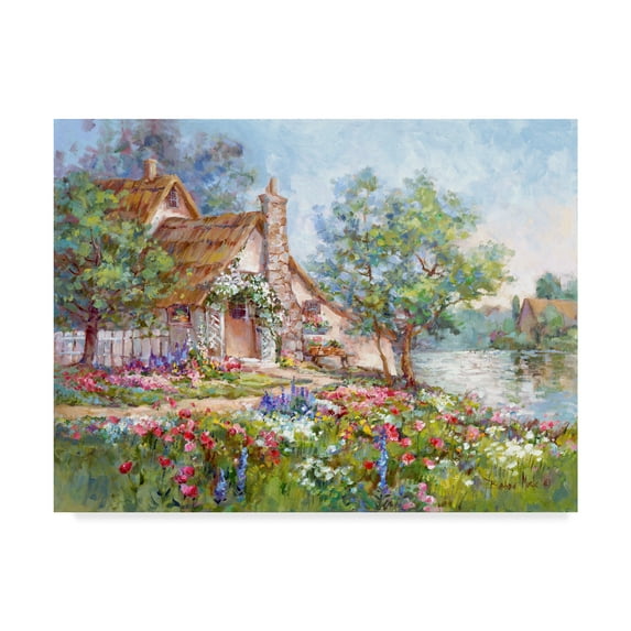 Trademark Fine Art 'Summer Retreat' Canvas Art by Barbara Mock