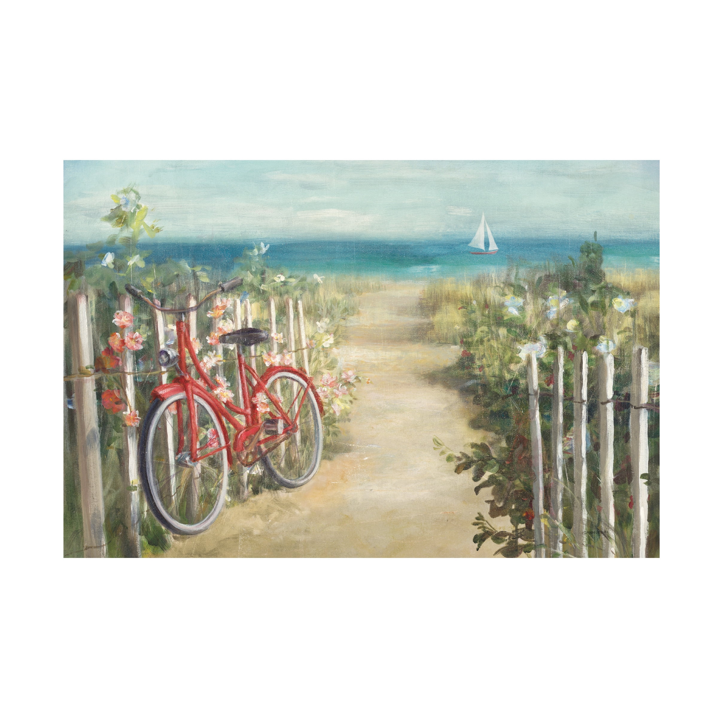 Trademark Fine Art 'Summer Ride Crop' Canvas Art by Danhui Nai