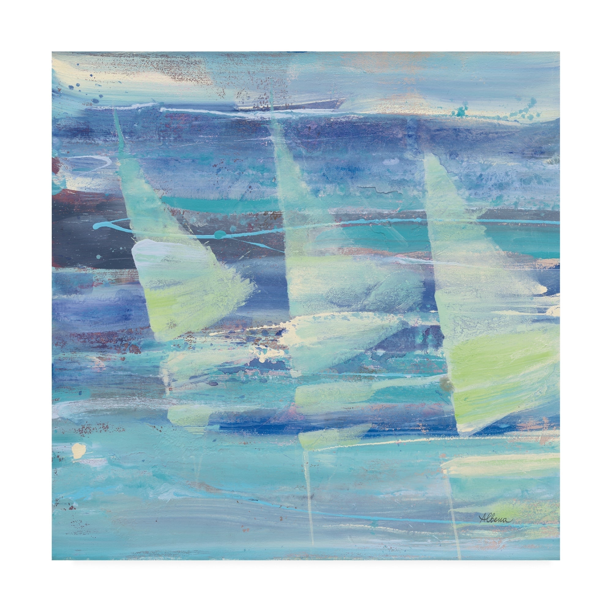 Trademark Fine Art 'Summer Sail I' Canvas Art by Albena Hristova