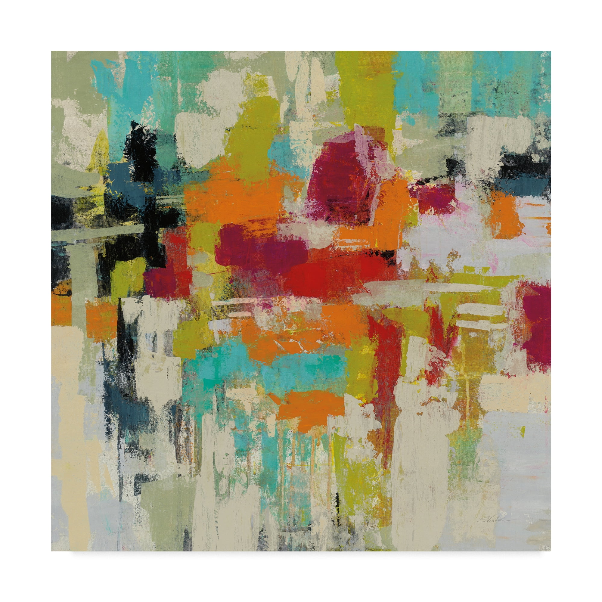 Trademark Fine Art 'Summer Silk Road' Canvas Art by Silvia Vassileva