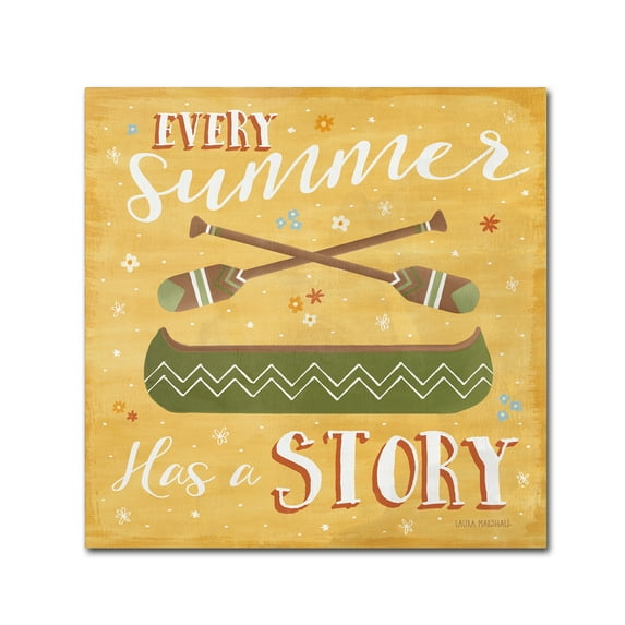 Trademark Fine Art 'Summer Sunshine VI' Canvas Art by Laura Marshall