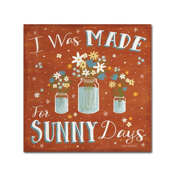 Trademark Fine Art 'Summer Sunshine VII' Canvas Art by Laura Marshall