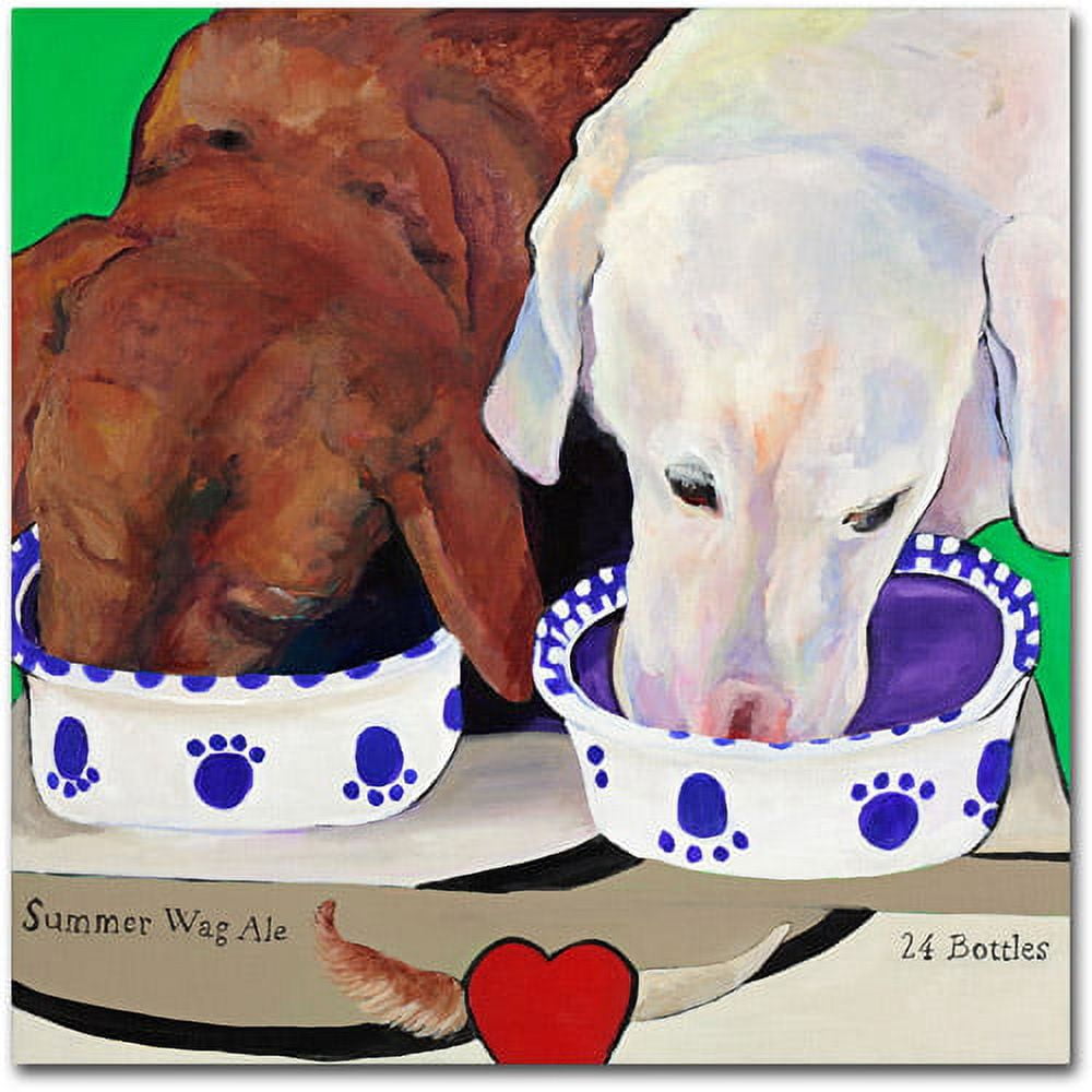 Trademark Fine Art "Summer Wag Ale" Canvas Art by Pat Saunders