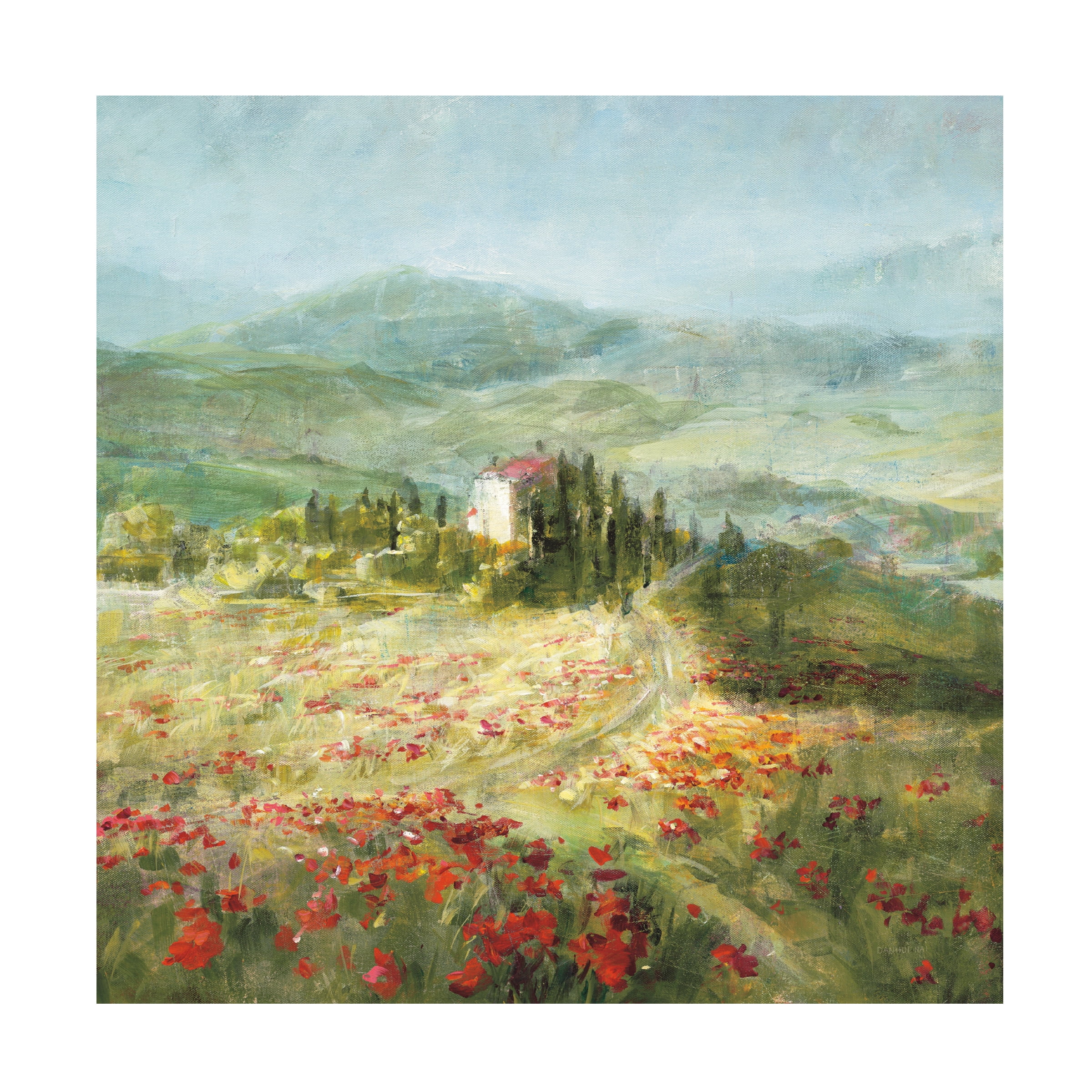 Trademark Fine Art 'Summer in Provence Crop' Canvas Art by Danhui Nai