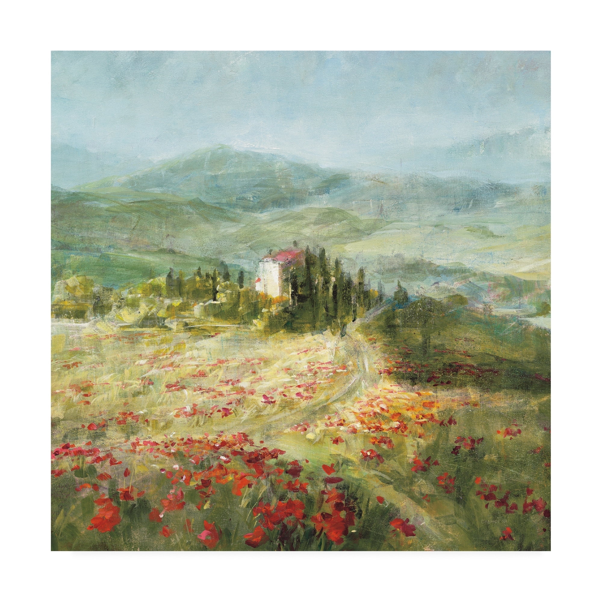 Trademark Fine Art 'Summer in Provence Crop' Canvas Art by Danhui Nai