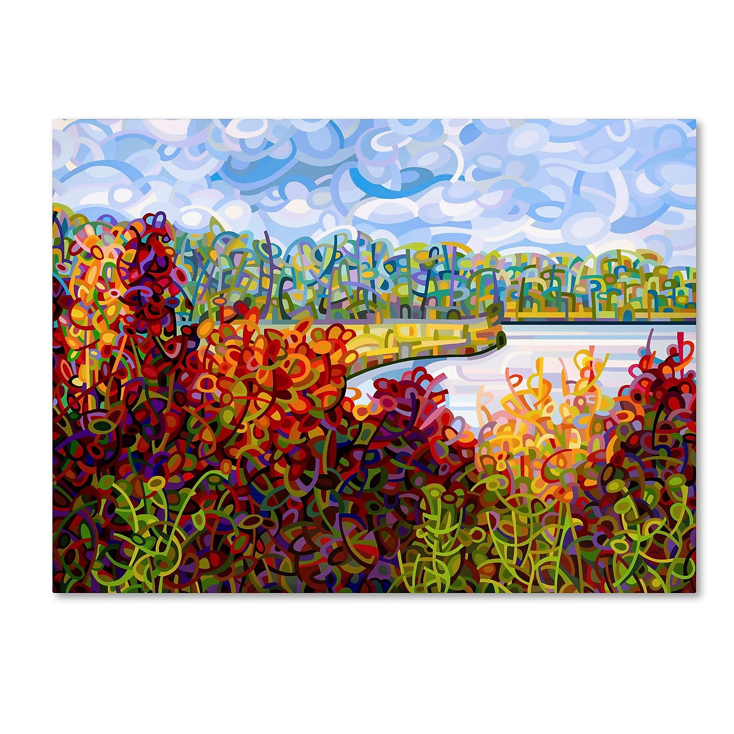 Trademark Fine Art "Summers End" Canvas Art by Mandy Budan