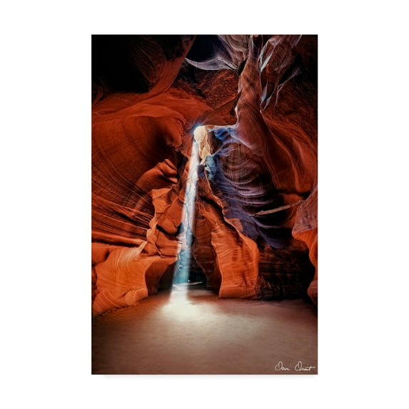 Trademark Fine Art 'Sun Shining Through Canyon II' Canvas Art by David Drost