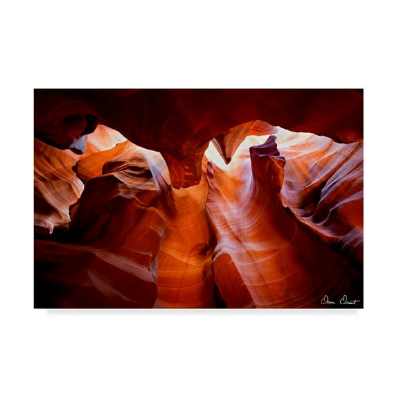 Trademark Fine Art 'Sun Shining Through Canyon VII' Canvas Art by David Drost