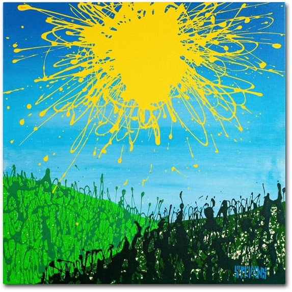 Trademark Fine Art "Sun Valley" Canvas Art by Roderick Stevens