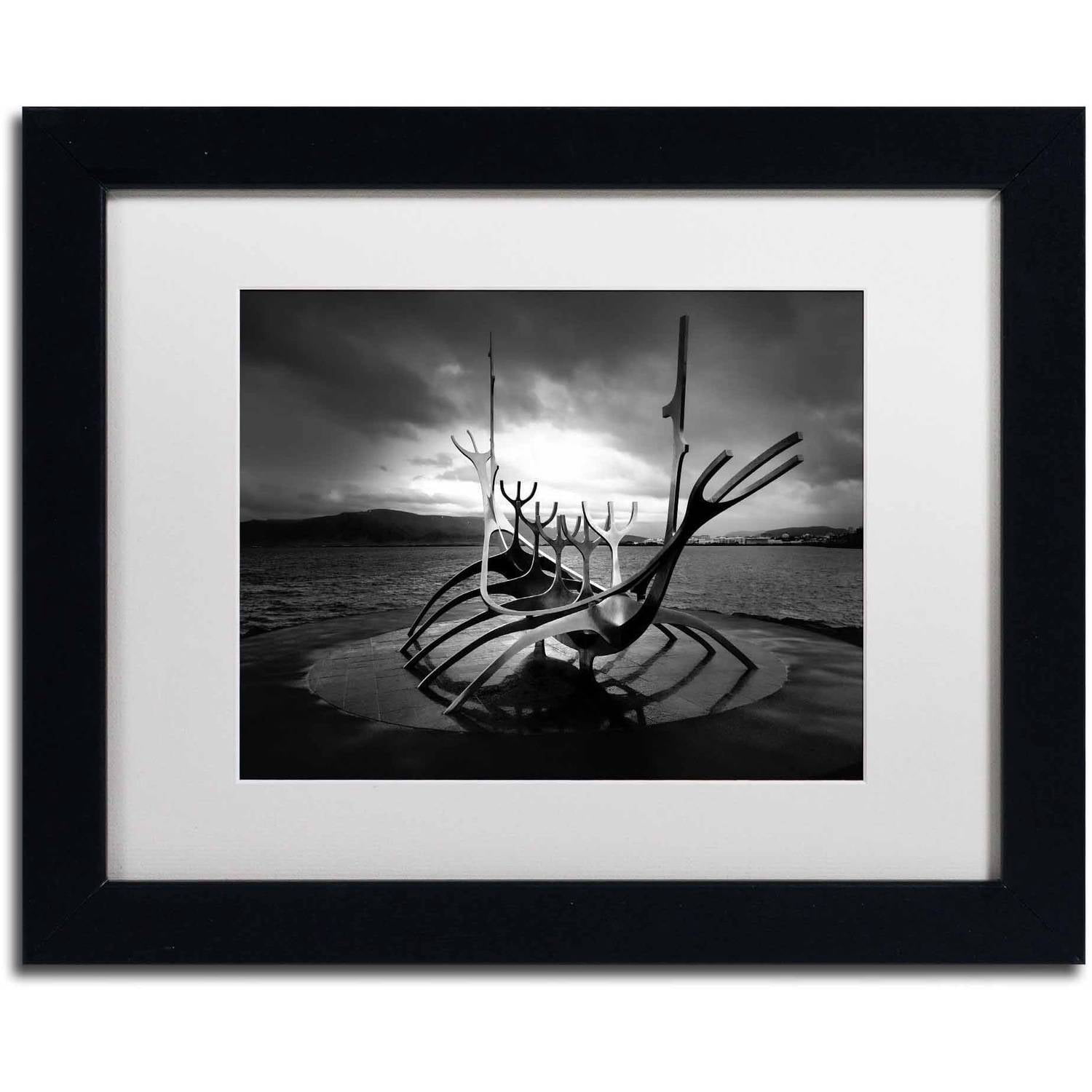 Trademark Fine Art 'Sun Voyager' Canvas Art by Philippe Sainte-Laudy, White Matte, Black Frame