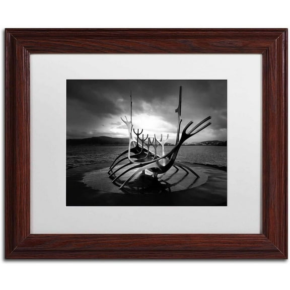 Trademark Fine Art 'Sun Voyager' Canvas Art by Philippe Sainte-Laudy, White Matte, Wood Frame
