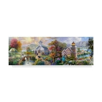 Trademark Fine Art 'Sunday Morning in Spring' Canvas Art by Nicky Boehme