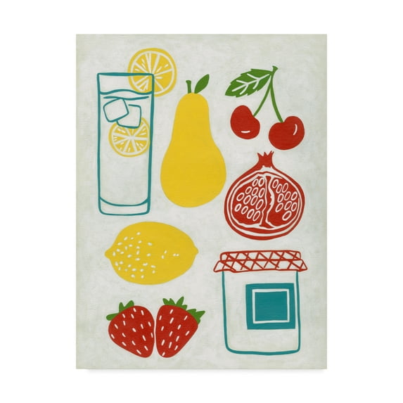 Trademark Fine Art 'Sunday Picnic' Canvas Art by Chariklia Zarris