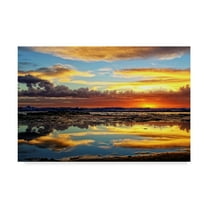 Trademark Fine Art 'Sunday Sunset' Canvas Art by Incredi