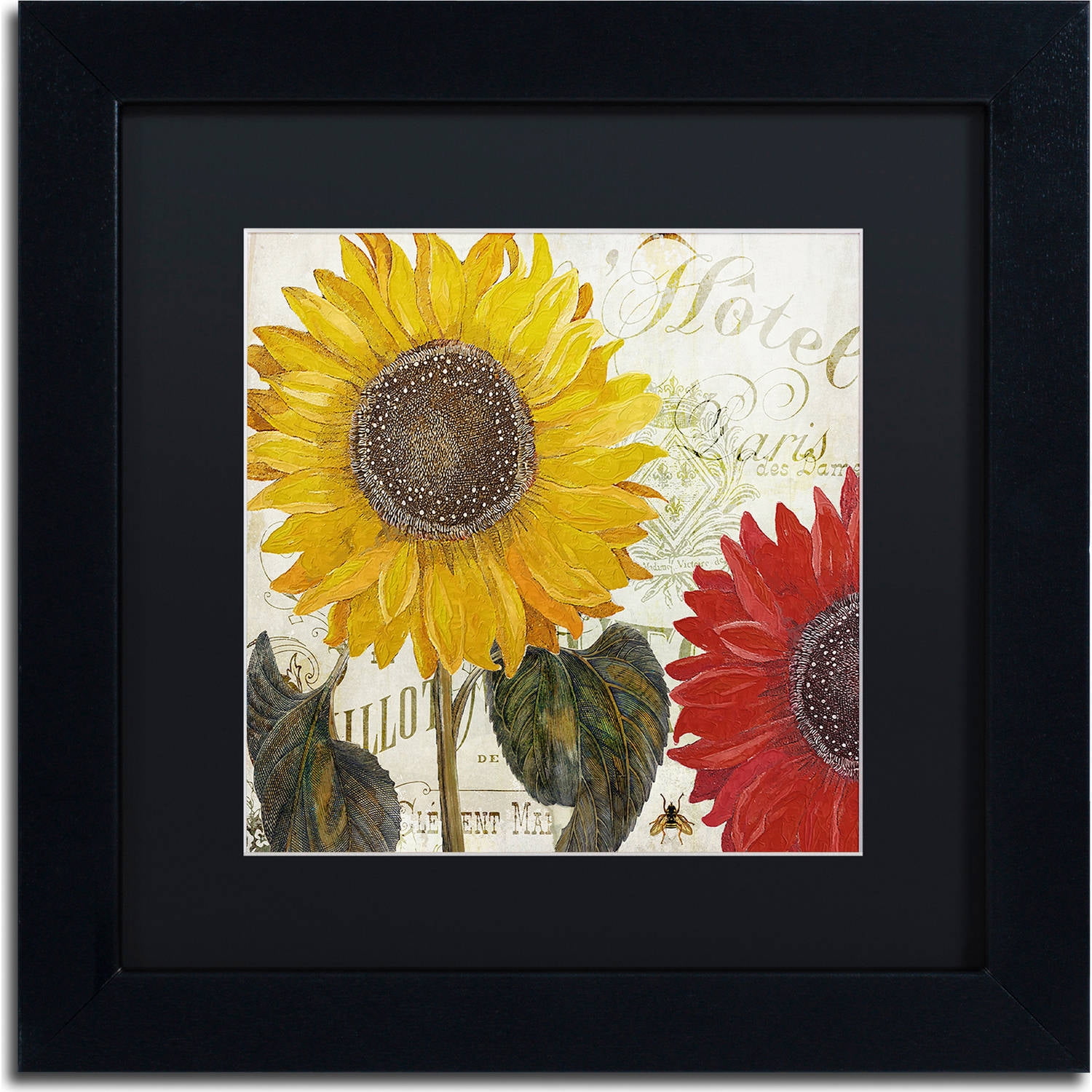 Trademark Fine Art "Sundresses I" Canvas Art by Color Bakery, Black Matte, Black Frame