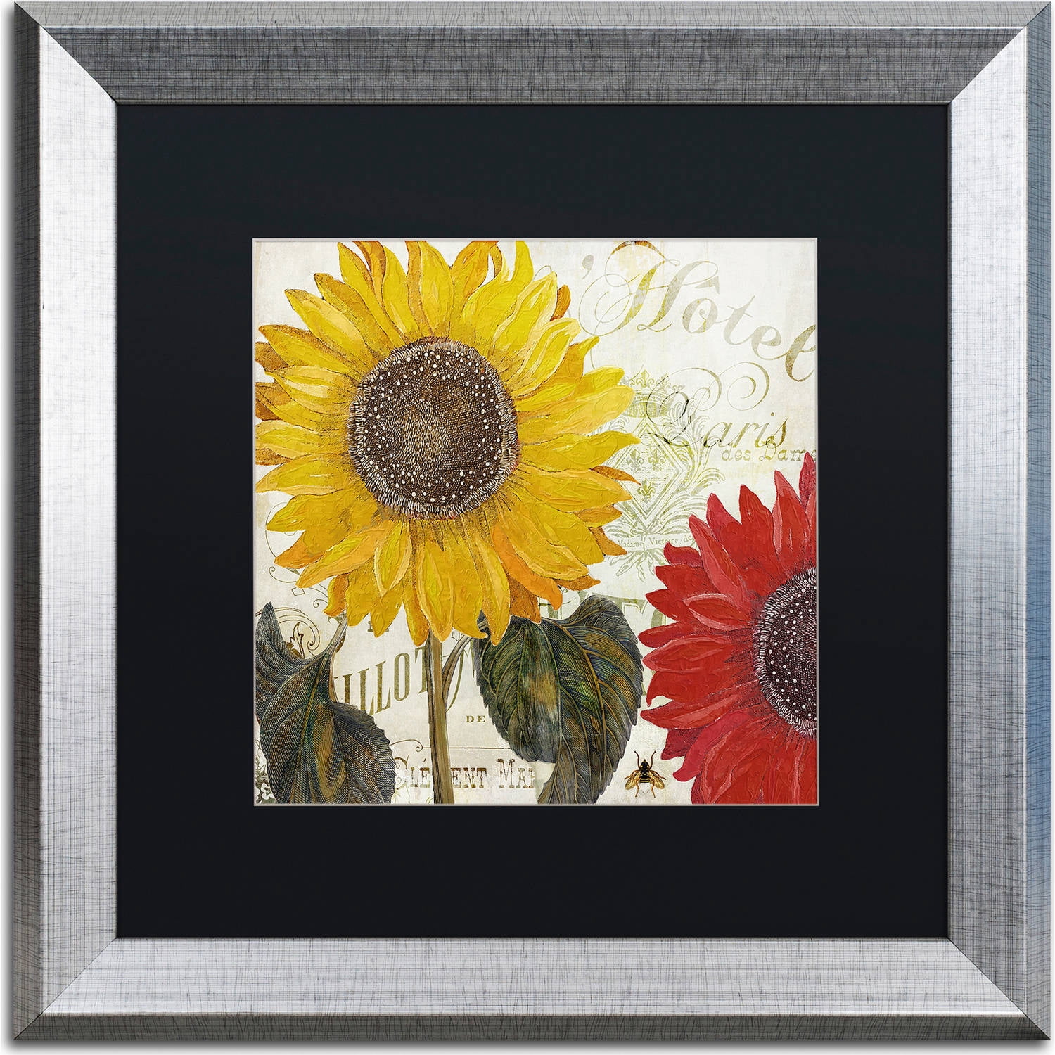 Trademark Fine Art "Sundresses I" Canvas Art by Color Bakery, Black Matte, Silver Frame