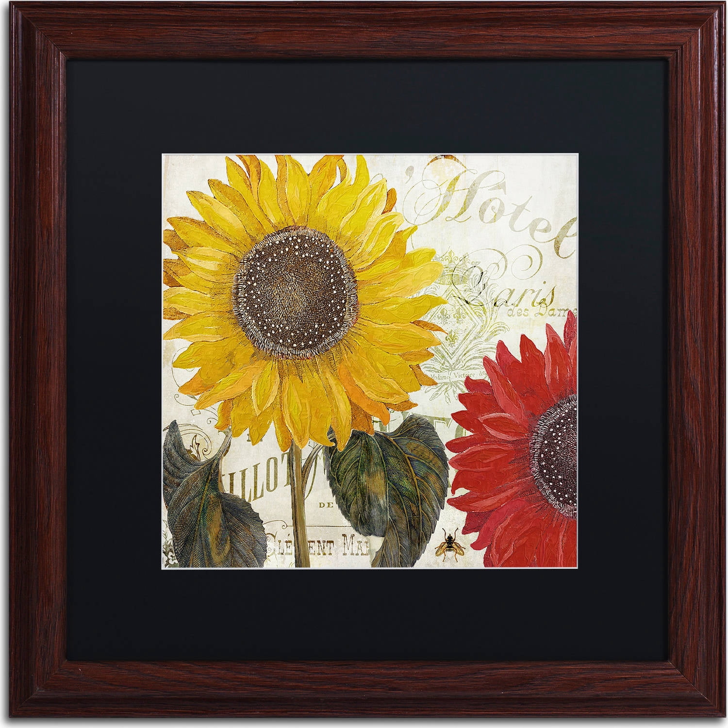 Trademark Fine Art "Sundresses I" Canvas Art by Color Bakery, Black Matte, Wood Frame