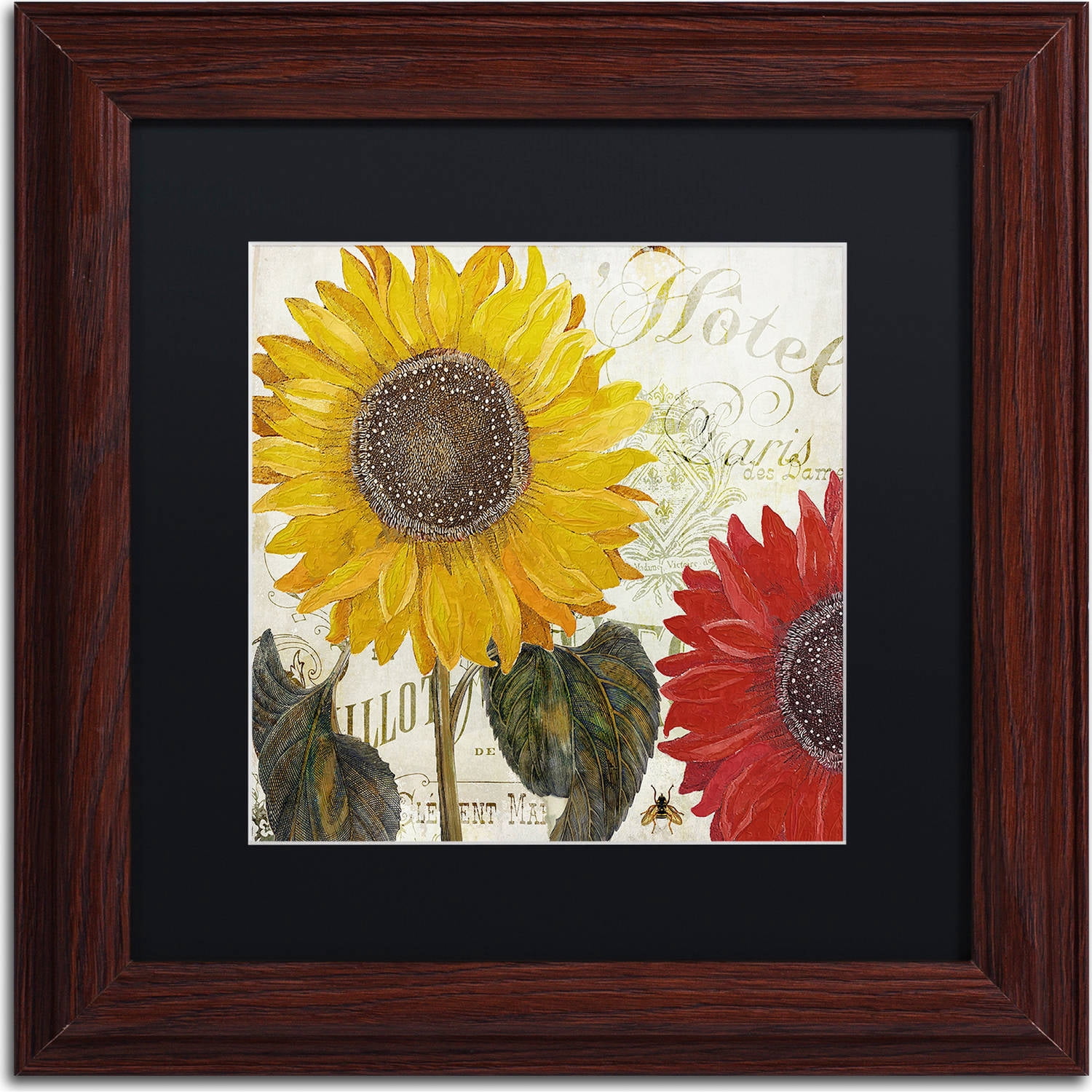 Trademark Fine Art "Sundresses I" Canvas Art by Color Bakery, Black Matte, Wood Frame