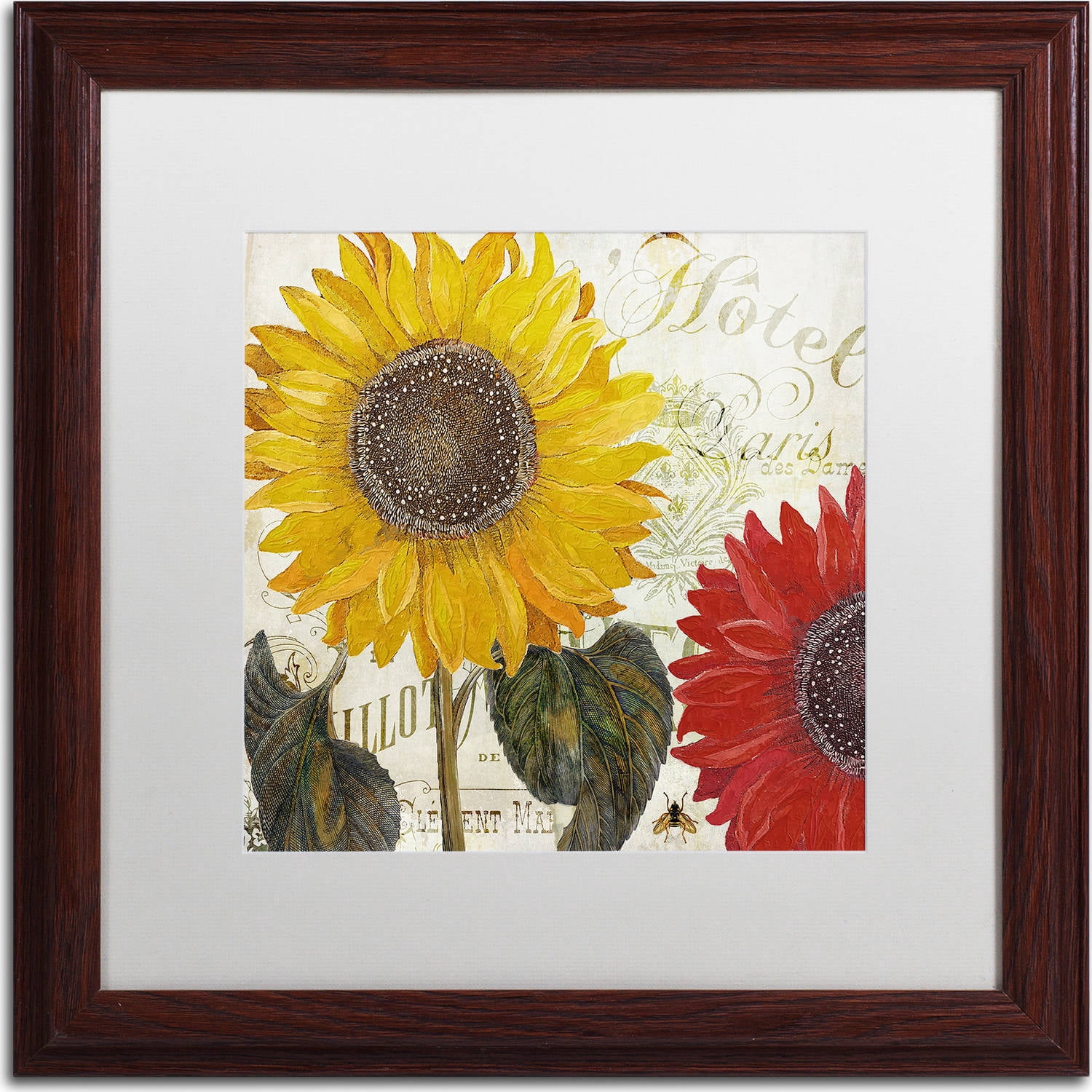 Trademark Fine Art "Sundresses I" Canvas Art by Color Bakery, White Matte, Wood Frame