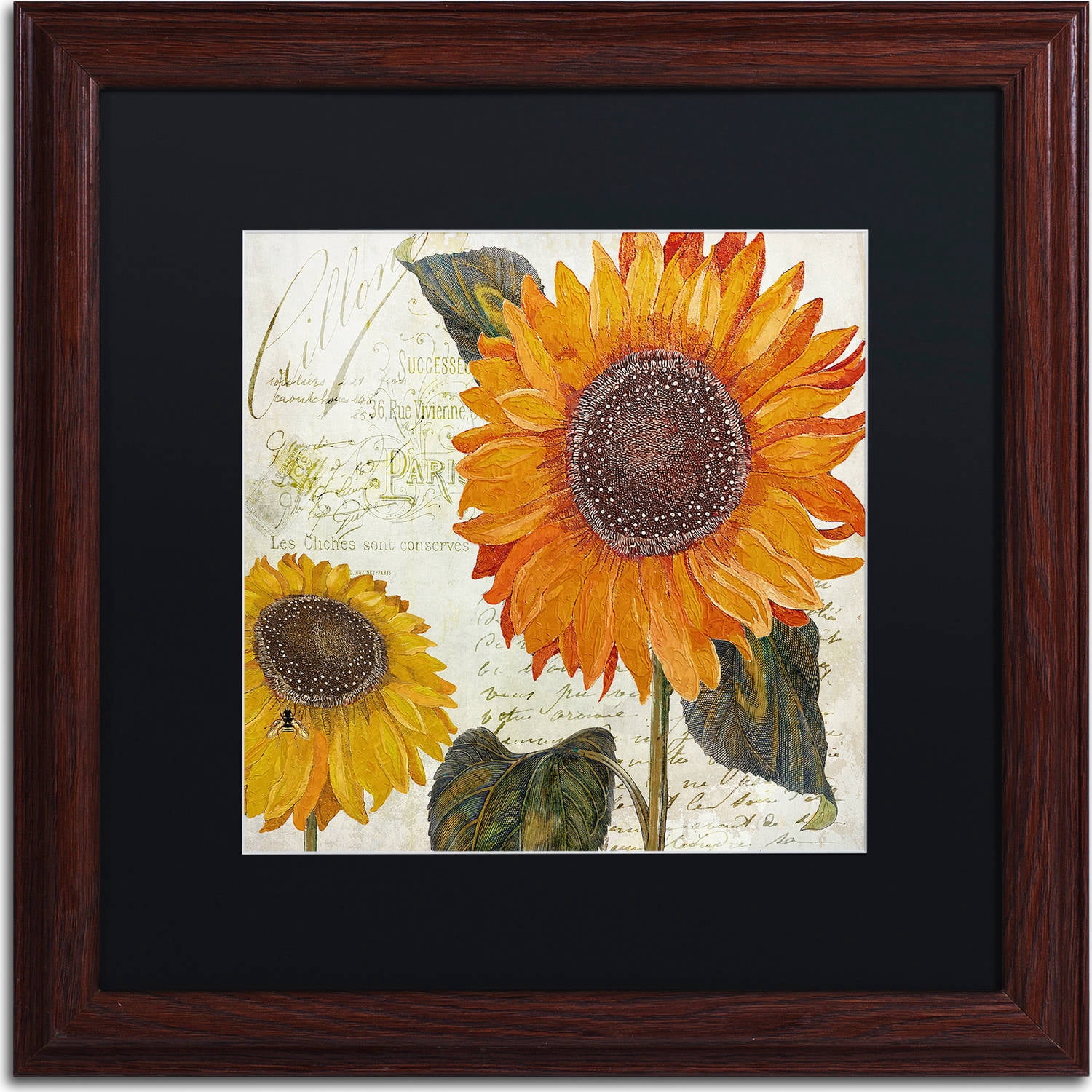 Trademark Fine Art "Sundresses II" Canvas Art by Color Bakery, Black Matte, Wood Frame