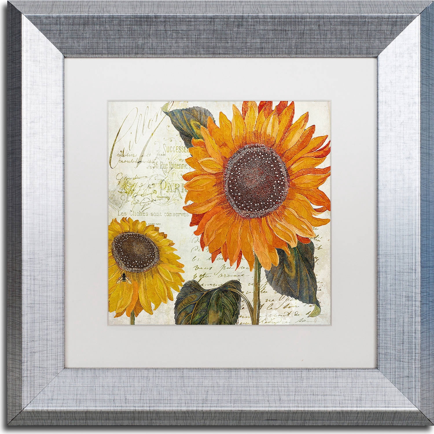 Trademark Fine Art "Sundresses II" Canvas Art by Color Bakery, White Matte, Silver Frame