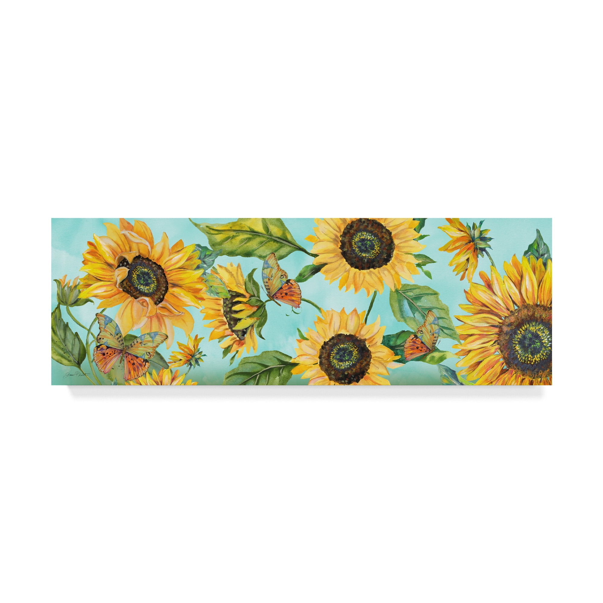 Trademark Fine Art 'Sunflower Garden 2' Canvas Art by Jean Plout