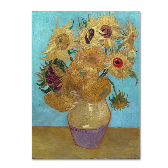 Trademark Fine Art 'Sunflowers' Canvas Art by Van Gogh
