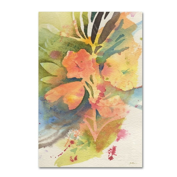 Trademark Fine Art "Sunlight Blossoming" Canvas Art by Sheila Golden