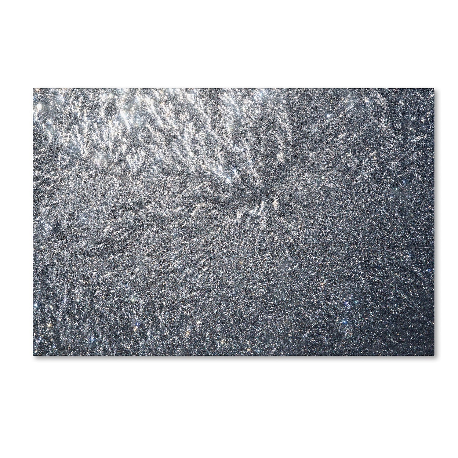 Trademark Fine Art "Sunlight Frost Abstract" Canvas Art by Kurt Shaffer