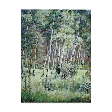 Trademark Fine Art 'Sunlit Meadow' Canvas Art by Carol J Rupp