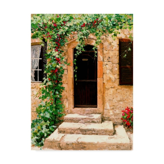 Trademark Fine Art 'Sunlit Vines' Canvas Art by Michael Swanson