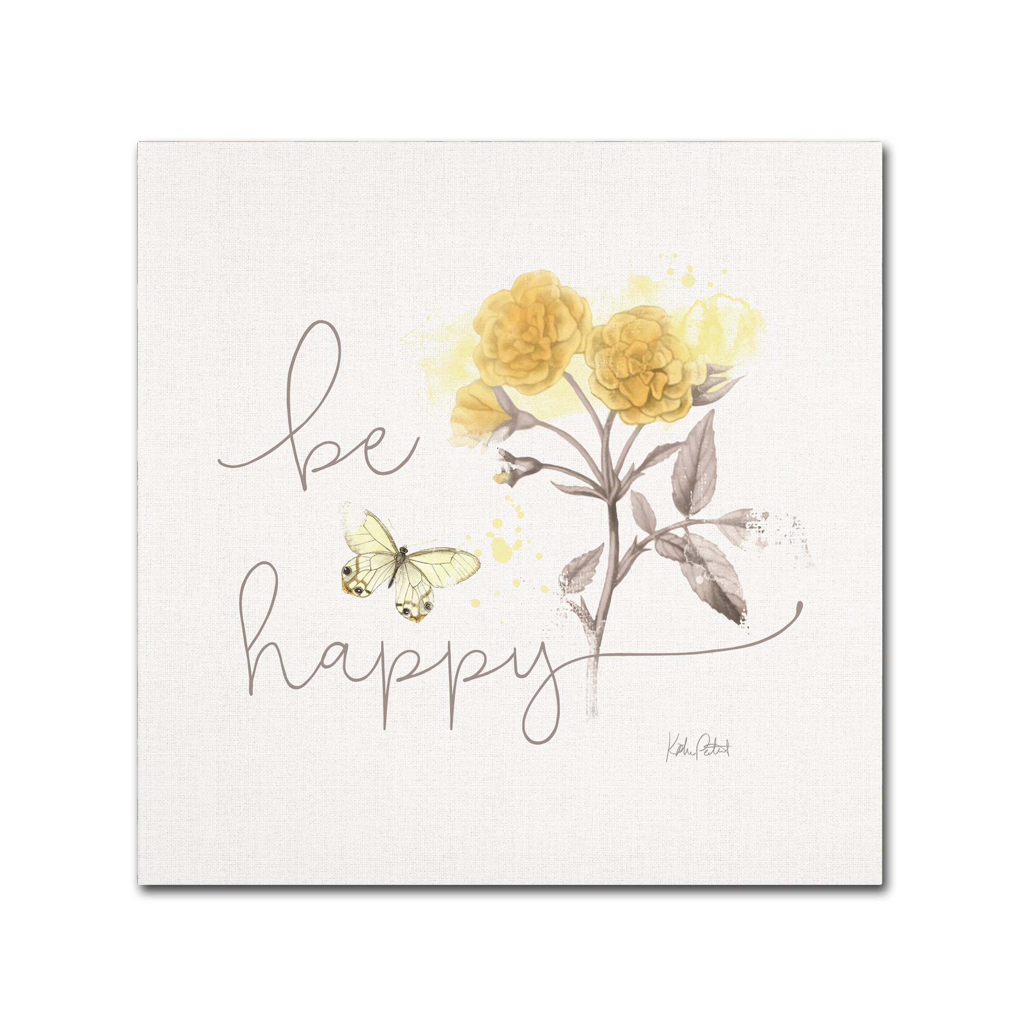 Trademark Fine Art 'Sunny Day VIII' Canvas Art by Katie Pertiet