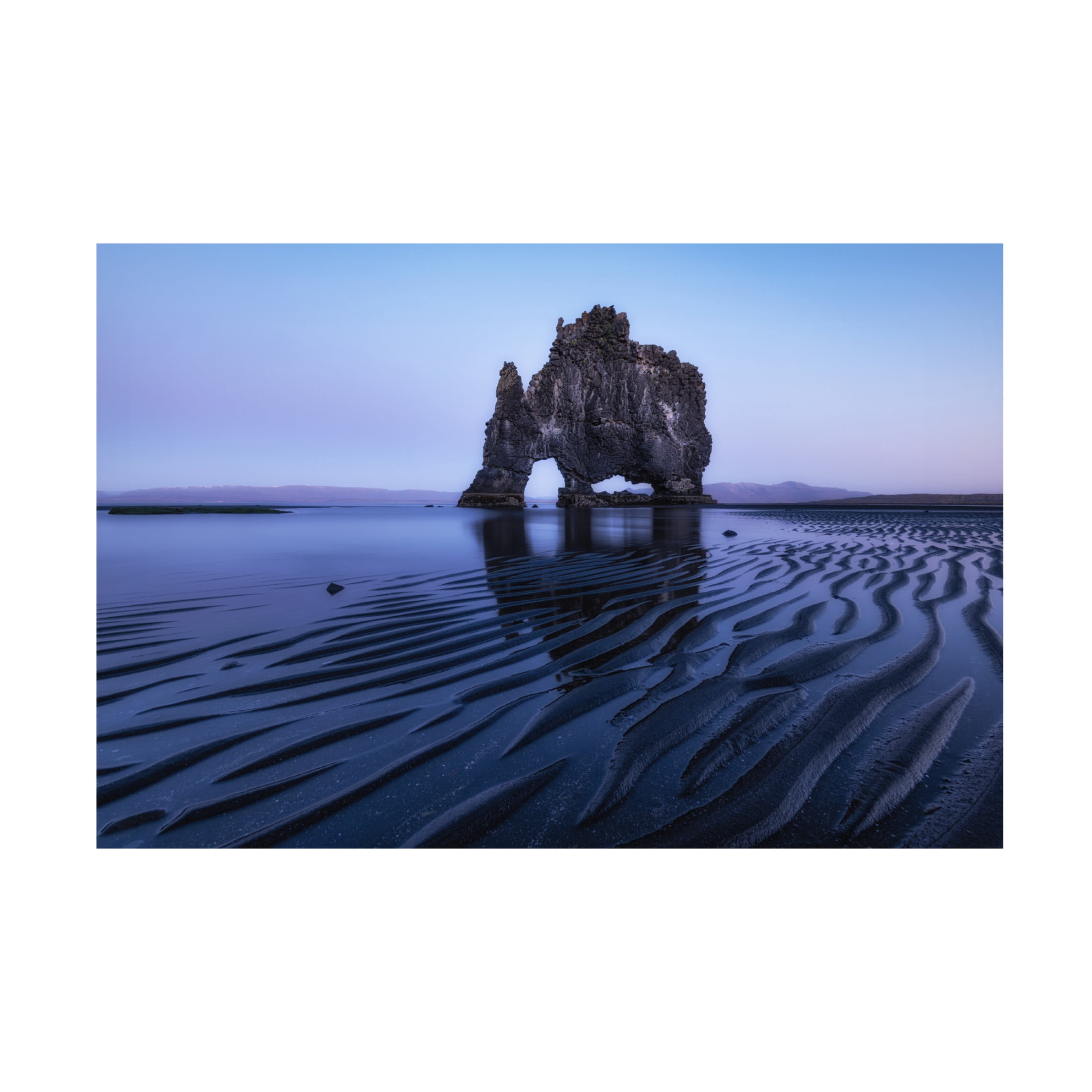 Trademark Fine Art Sunny Ding Rhino Rock Canvas Wall Art