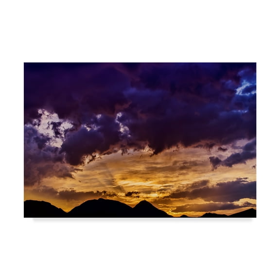 Trademark Fine Art 'Sunrise Clouds' Canvas Art by Pixie Pics