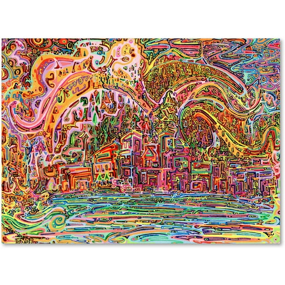 Trademark Fine Art "Sunrise In Osoyoos" Canvas Art by Josh Byer