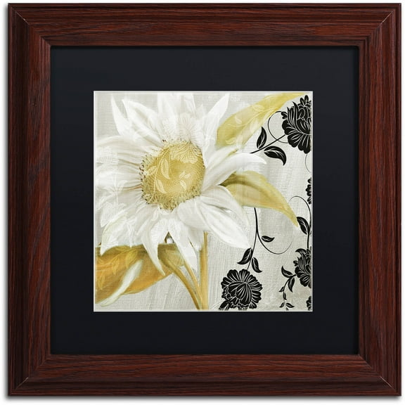 Trademark Fine Art "Sunroom I" Canvas Art by Color Bakery Black Matte, Wood Frame